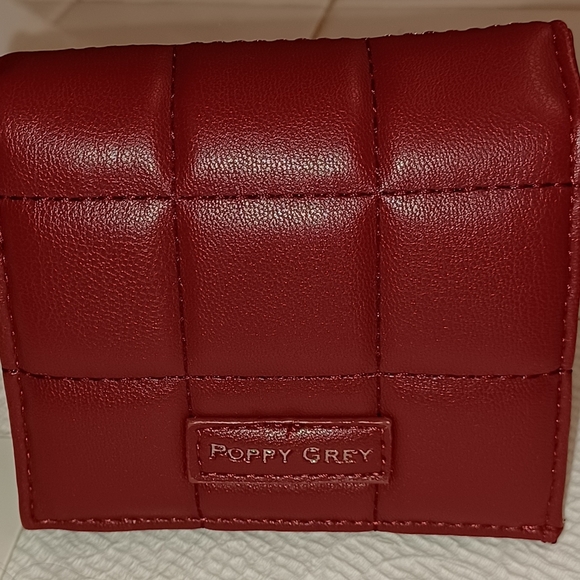 POPPY GREY QUILTED PRESTON MEDIUM BIFOLD WALLET W/ - Picture 4 of 16